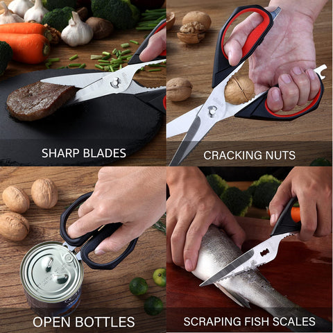 LIVINGO dishwasher-safe design with blade guard for safe storage.
