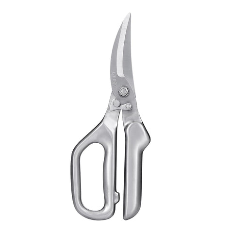 LIVINGO Kitchen Scissors with heavy-duty poultry shears for powerful bone cutting.