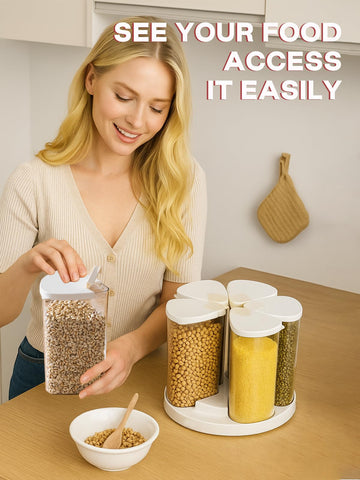 LivLab Mker crystal-clear PET containers let you spot contents at a glance