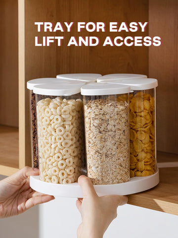 LivLab Mker six 650ml jars provide portion-ready storage for everyday cooking