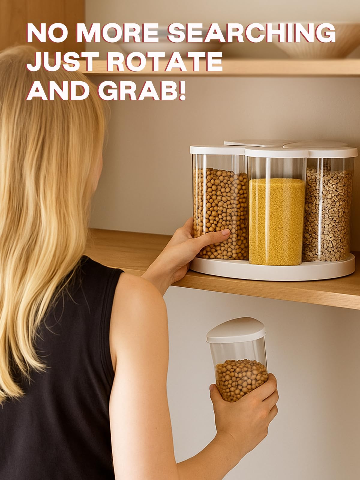LivLab Mker compact countertop unit saves space while keeping six ingredients organized