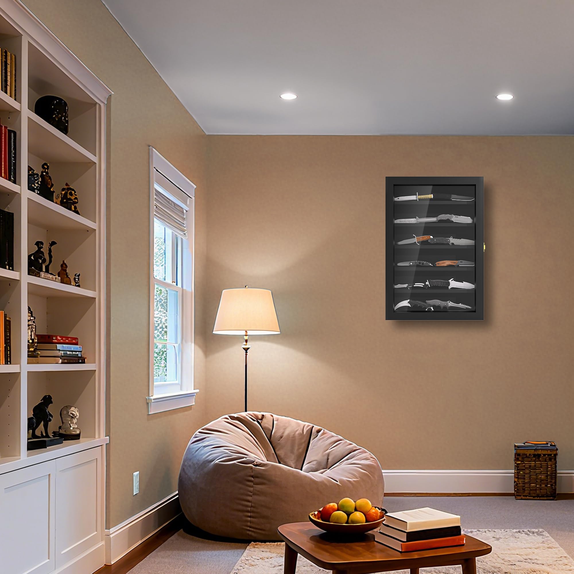 Livnhood dustproof design helps knives stay clean while serving as decor.