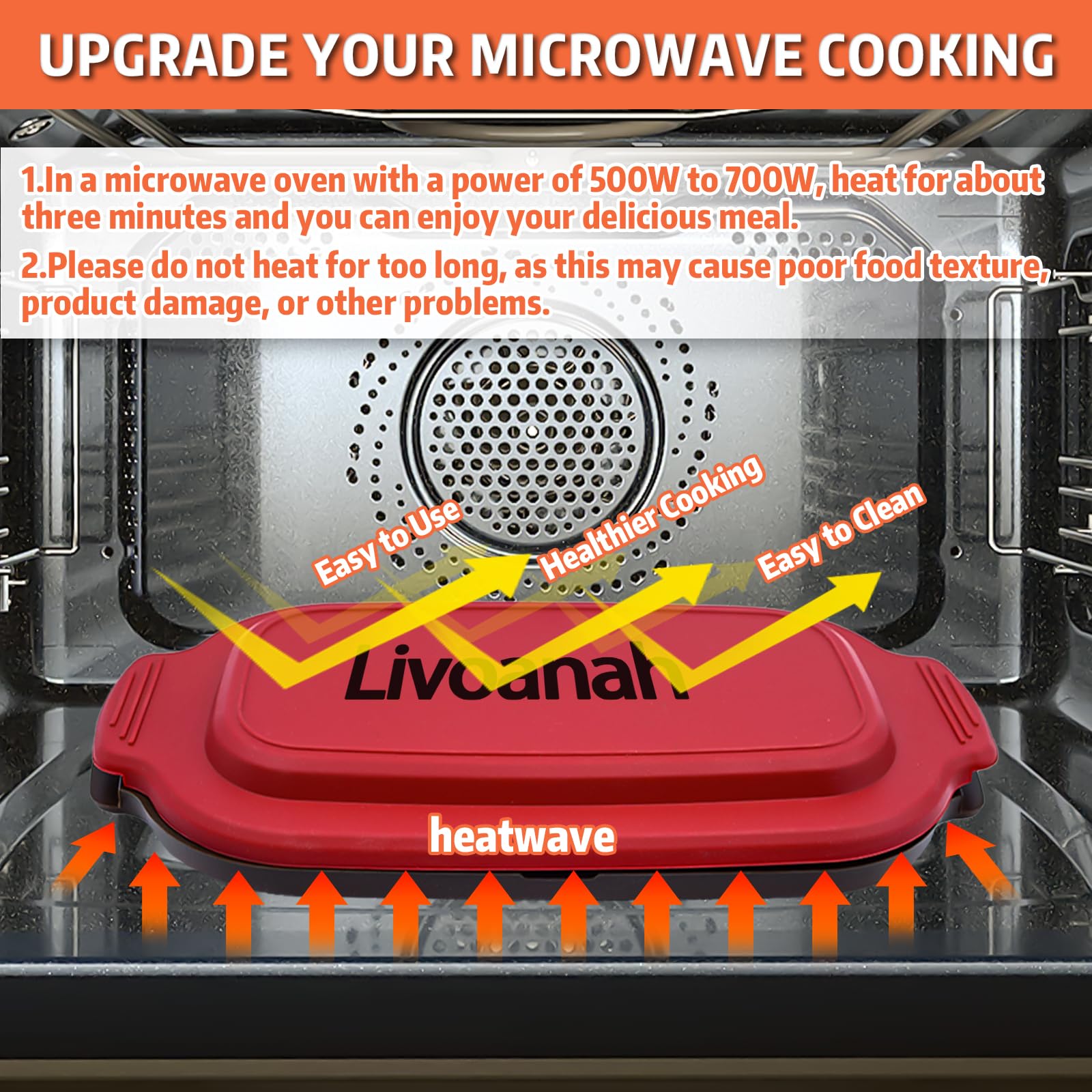 Livoanah red egg cooker with lid-plate doubles as serving plate