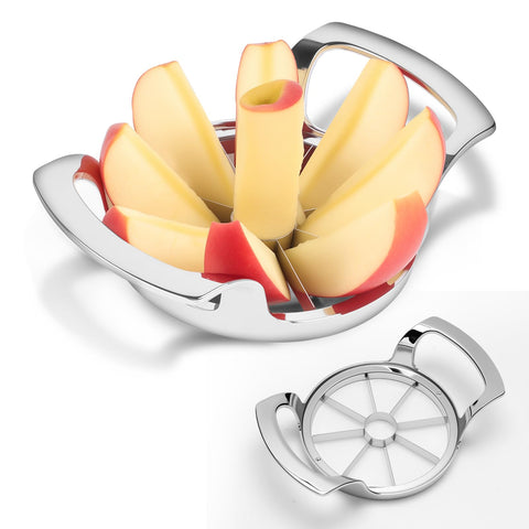 LIVSGNISTA Apple Slicer with 8 blades for quick, uniform slices.