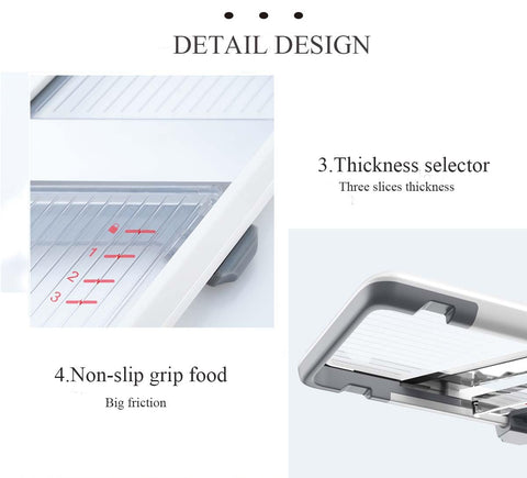 LIVSGNISTA compact slicer fits in narrow drawers and cabinets
