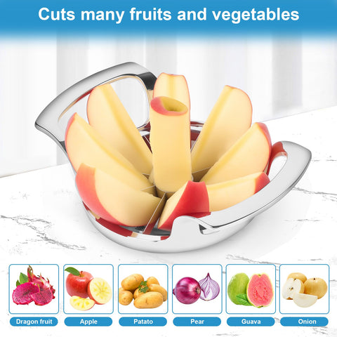 LIVSGNISTA cores and slices action demonstrates effortless fruit prep.