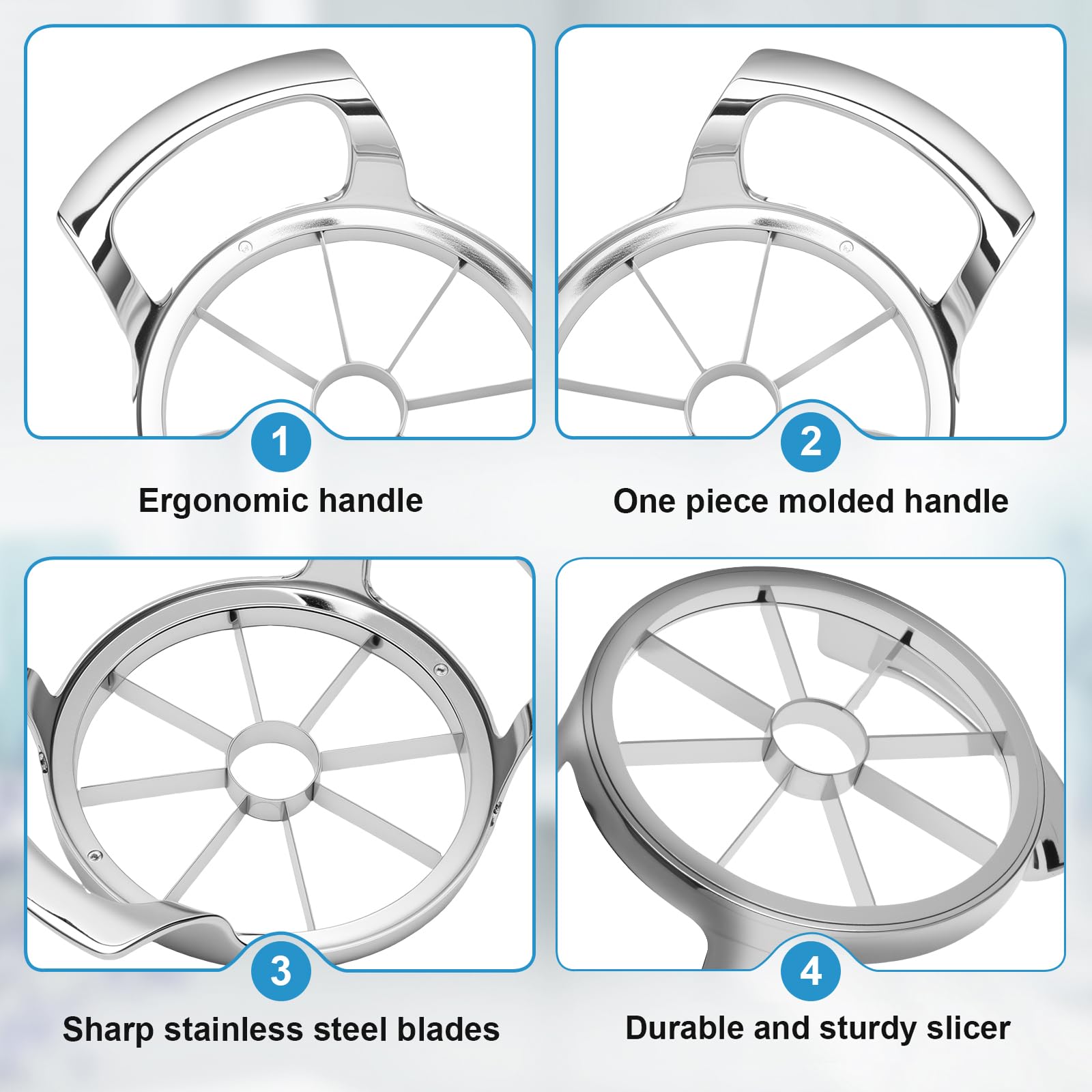 LIVSGNISTA stainless steel blades assembly ready for slicing.