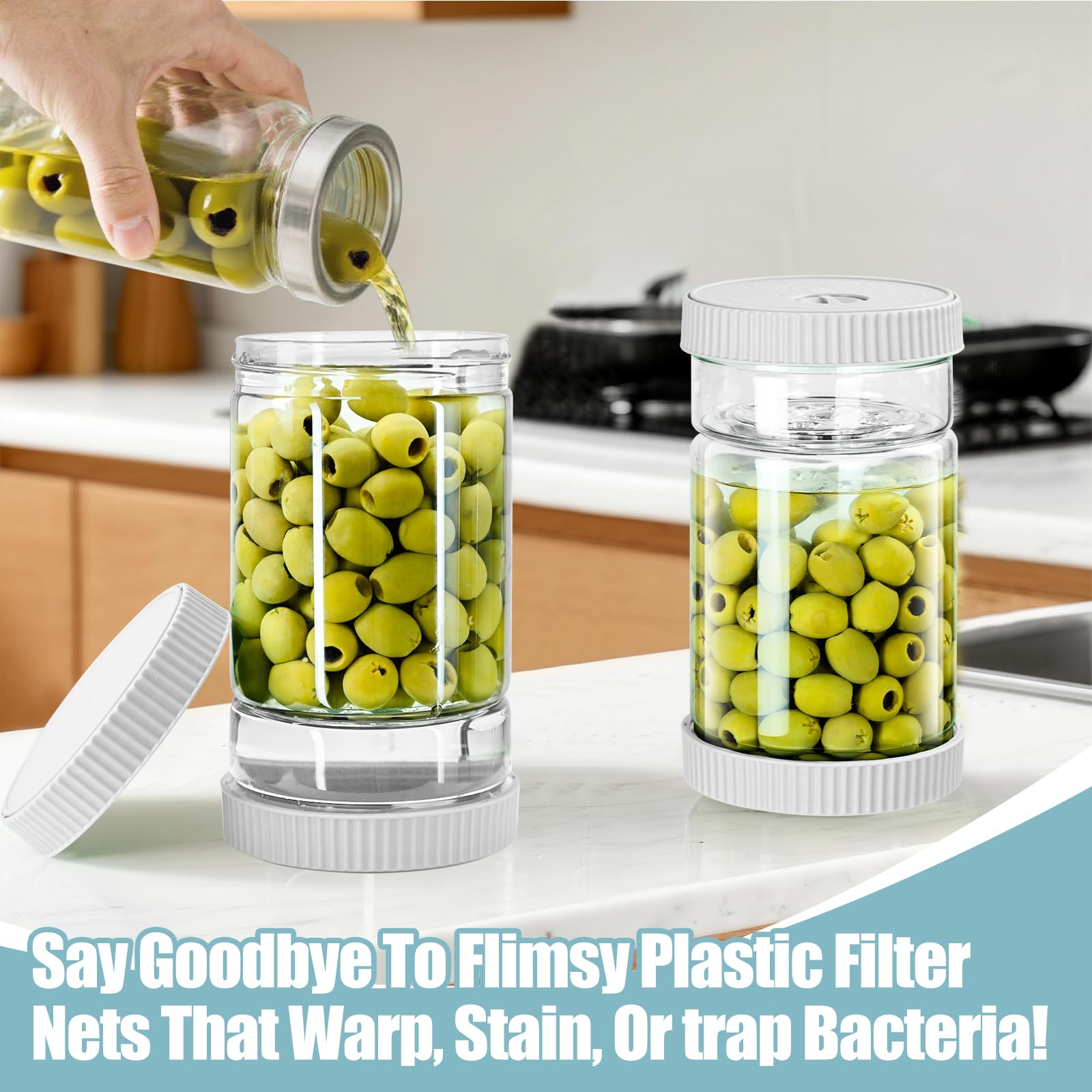 LIVSGNISTA leak-proof lid ensures mess-free pouring.