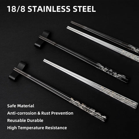 Lixtongr non-slip grip texture improves hold during cooking and dining.