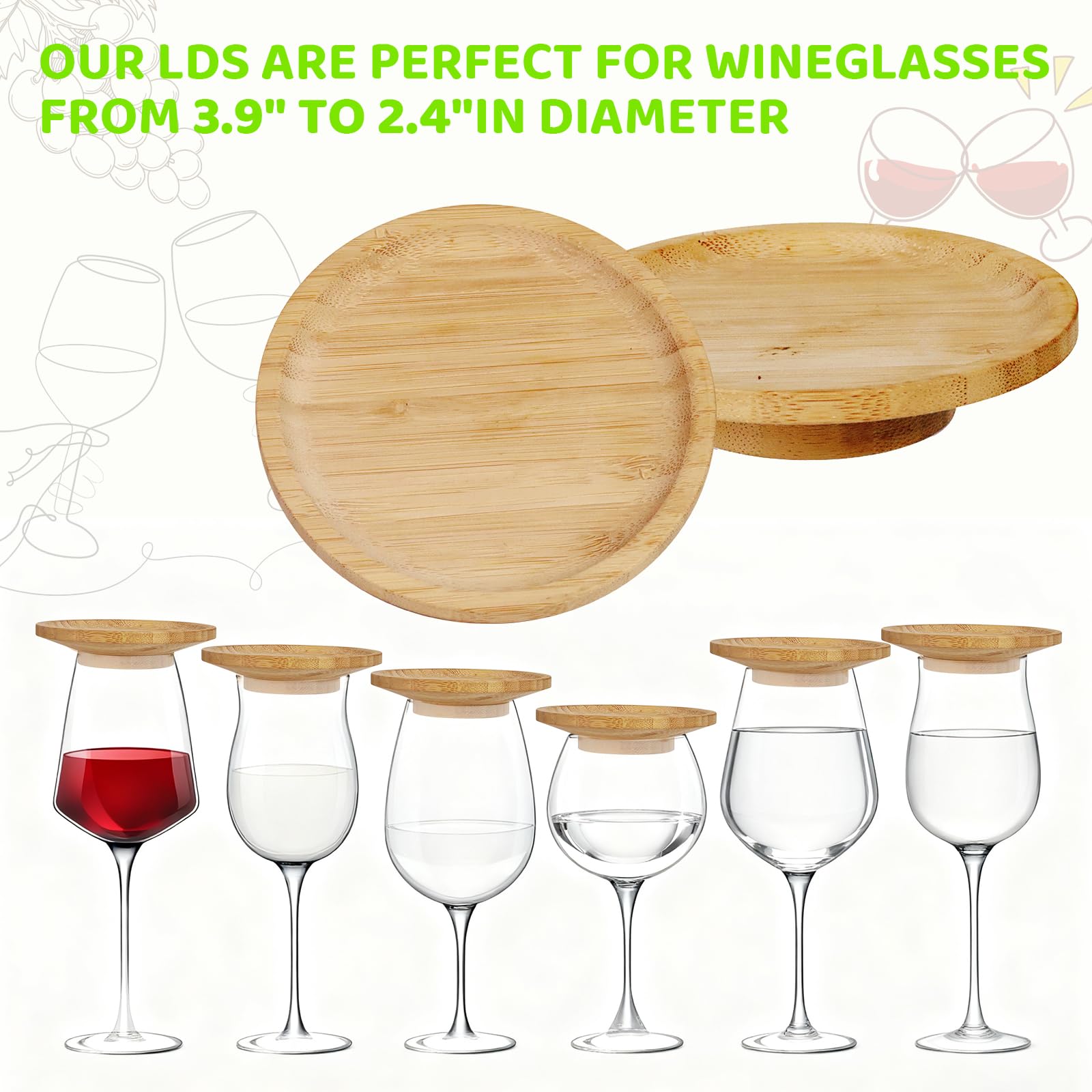 Liyeeeuo bamboo topper set blends durability with stylish entertaining