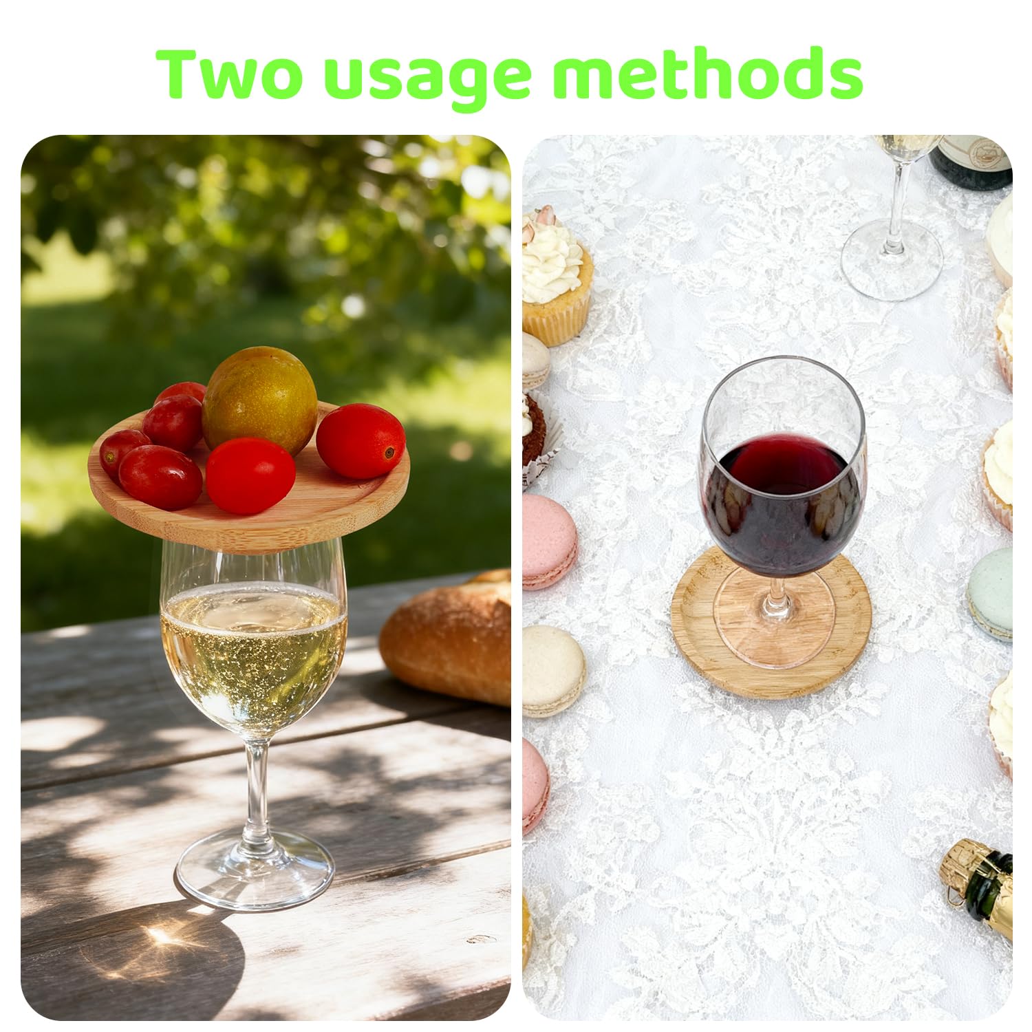 Liyeeeuo charcuterie plates for wine glasses ideal for gatherings