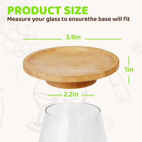 Liyeeeuo mini charcuterie board serves bite-sized appetizers on glass