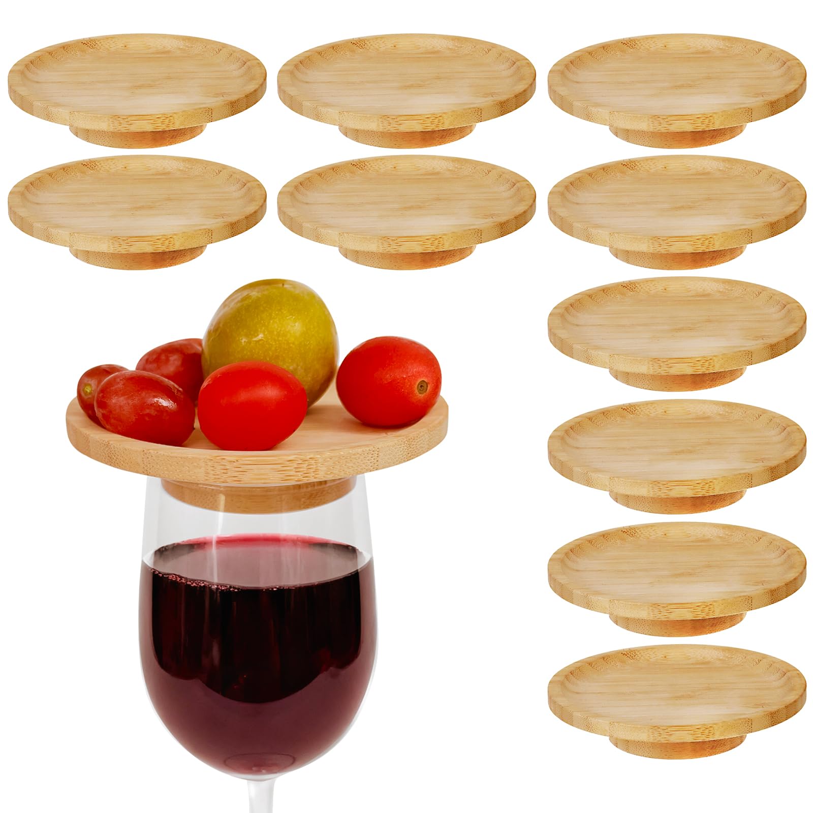 Liyeeeuo wine glass topper protects drinks from dust with elegant style