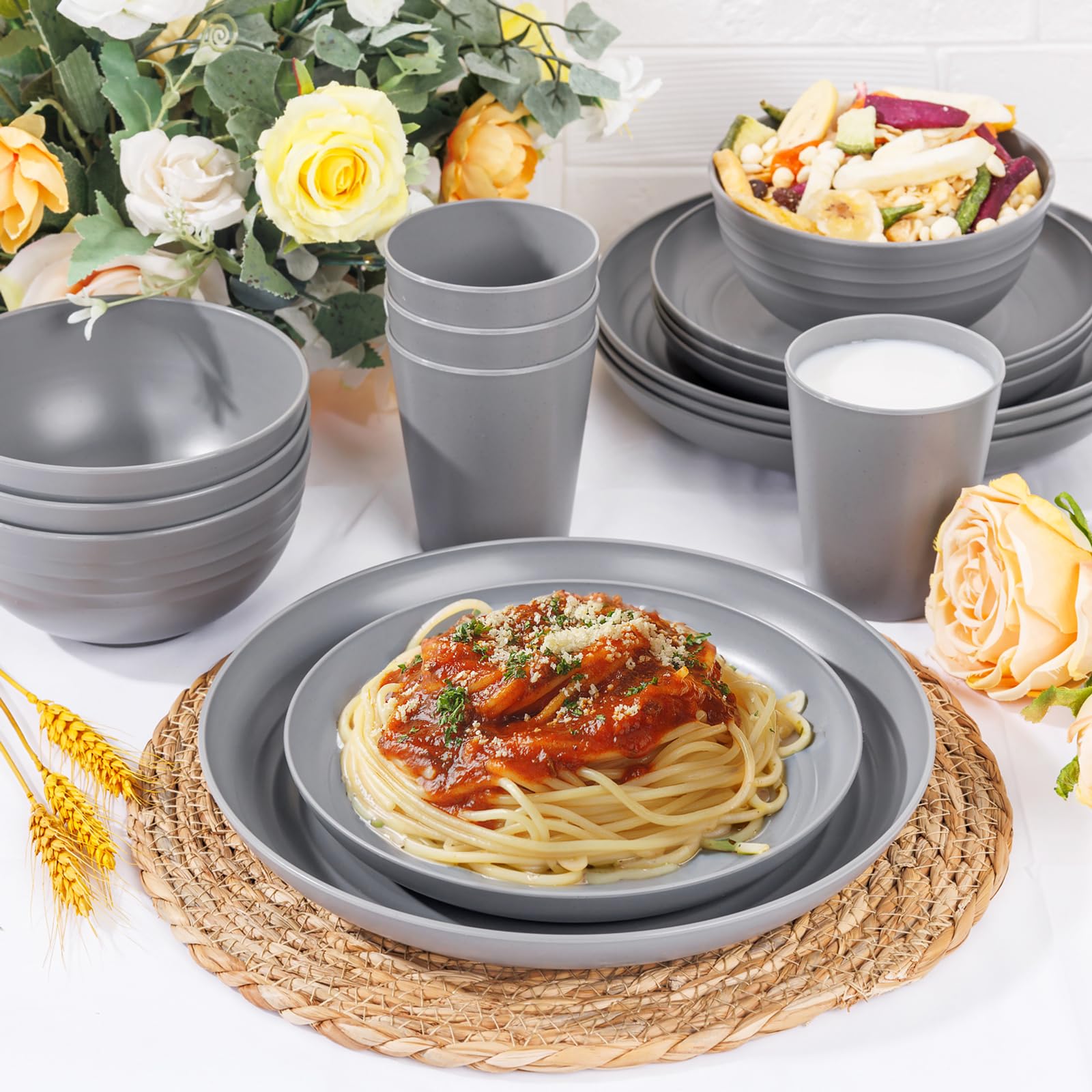 LIYH unbreakable design, lightweight and stackable for easy storage