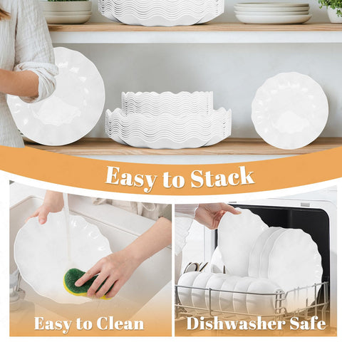 LIYH dishwasher-safe plates simplify post-event cleanup.