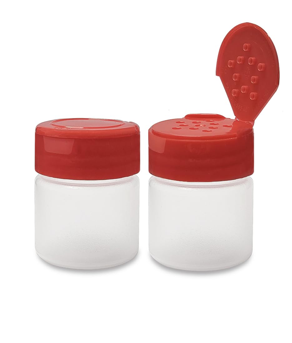 ljdeals BPA-free polypropylene jar ideal for herbs and spices.