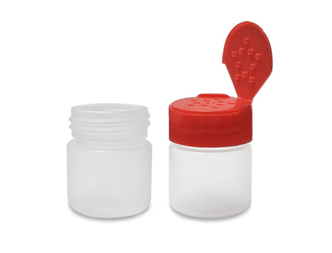 ljdeals travel-friendly spice jars demonstrate precise pouring control during cooking.