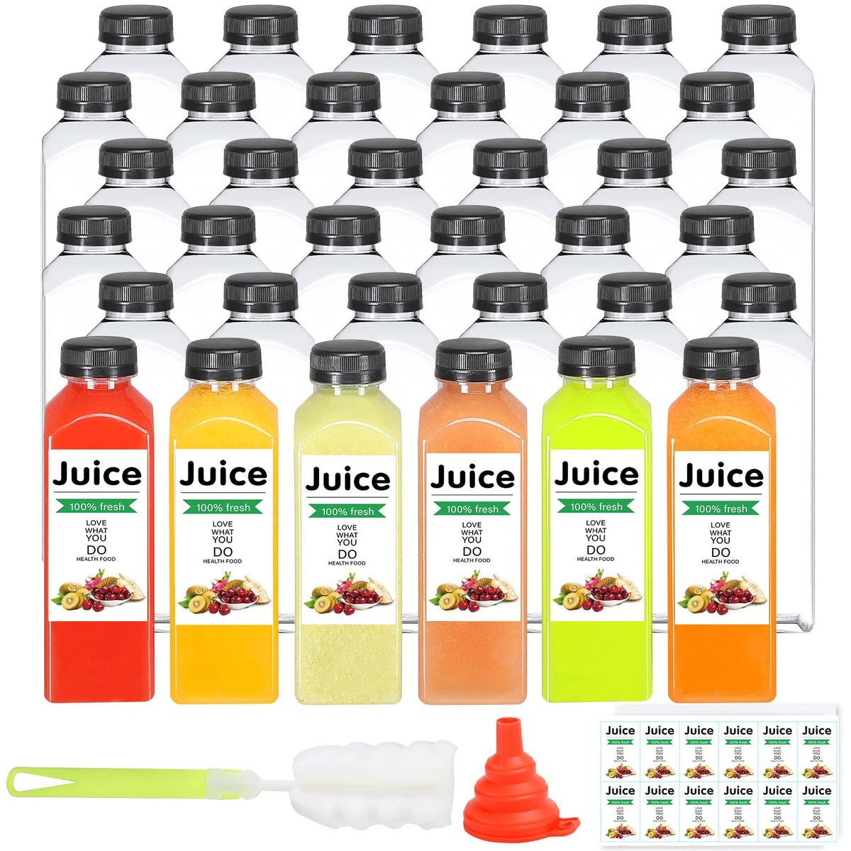 LJINOKYUN 8oz bottle with lid, leak-proof on the go.