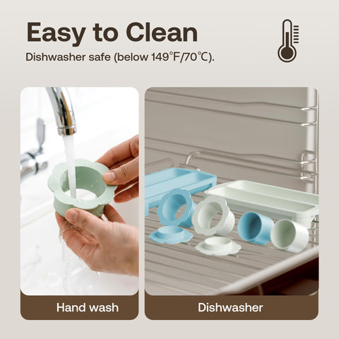 Ljrswda dishwasher-friendly tools simplify cleanup after gatherings.