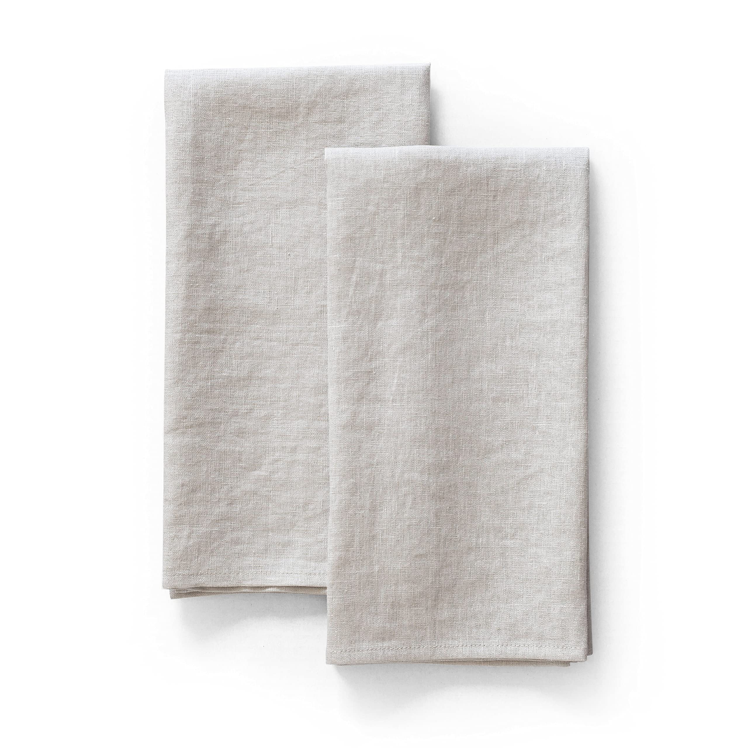 LK PureLife flax linen towel drying dishes with fast absorption and lint-free finish.