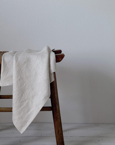 LK PureLife towel with hanging loop for easy storage and reach.