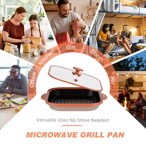 Lkicwah crisping feature helps evenly brown foods in minutes.