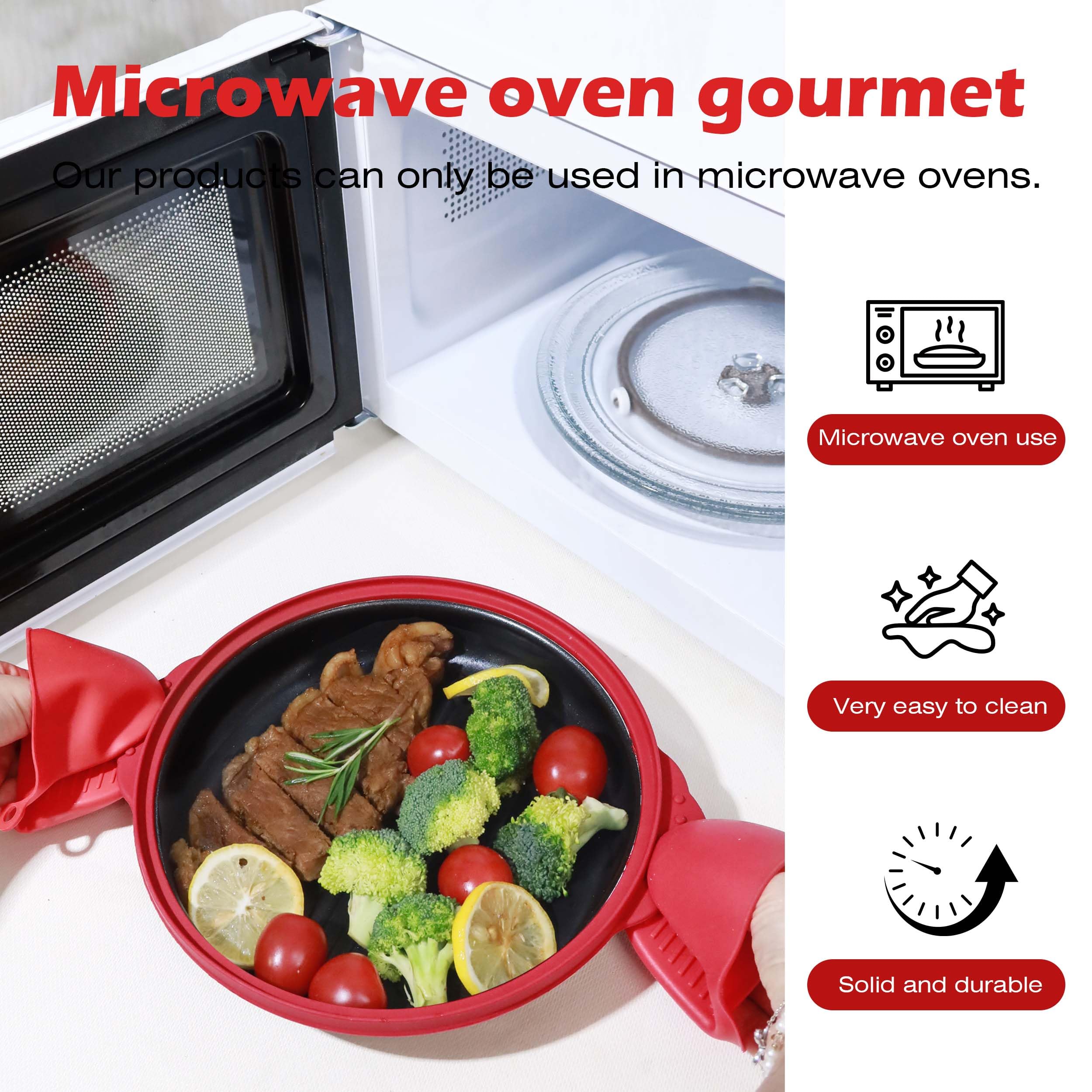 Lkicwah large capacity pan handles family portions