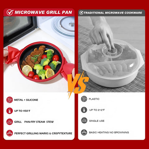 Lkicwah grill pan for sandwiches and vegetables