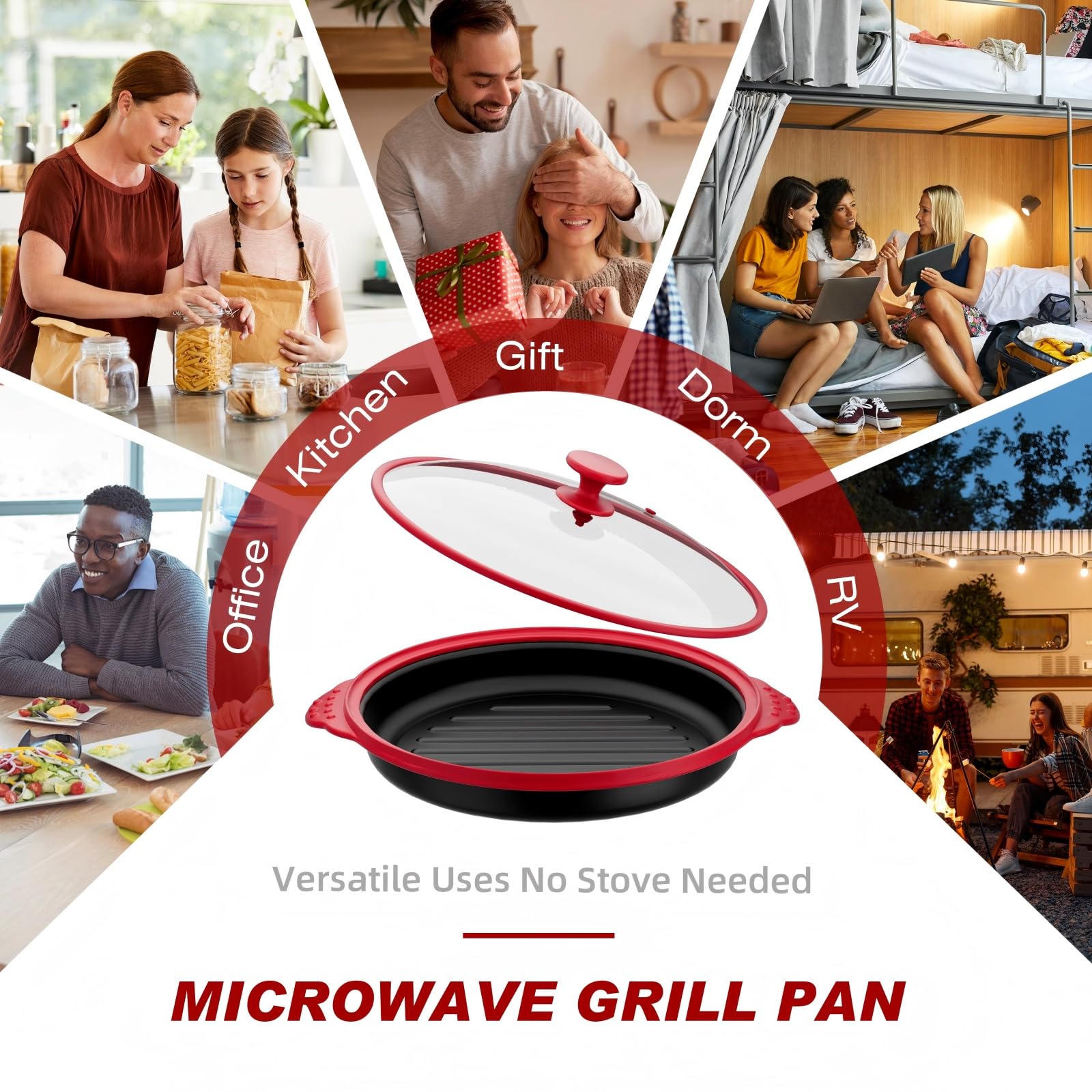 Lkicwah microwave grilling in action delivers crispy results