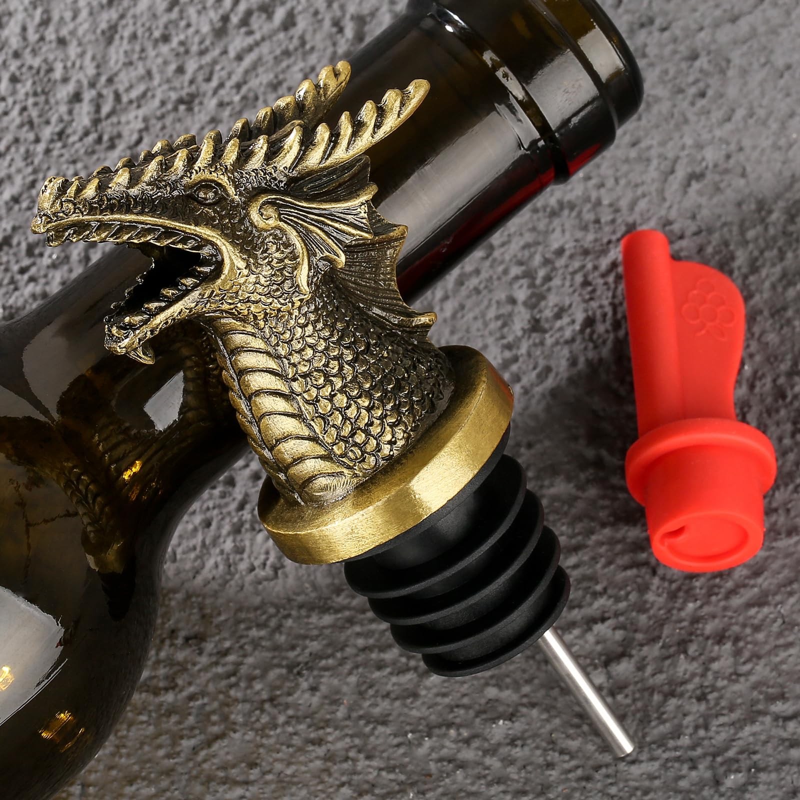 LKKCHER versatile fit for red, white, champagne, or spirits bottles.