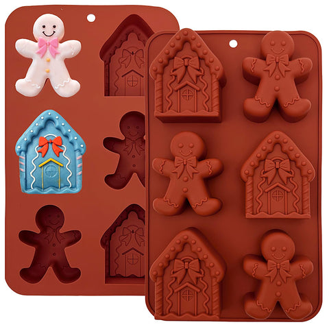 LLchunyun Christmas tree silicone mold for festive chocolates and soaps.