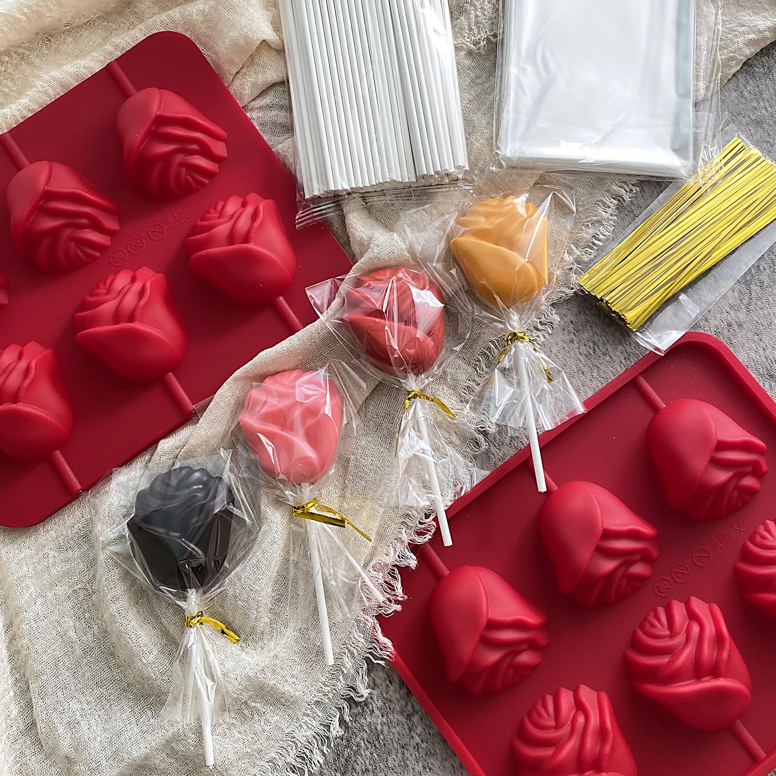 LLchunyun mothers day rose mold gift idea