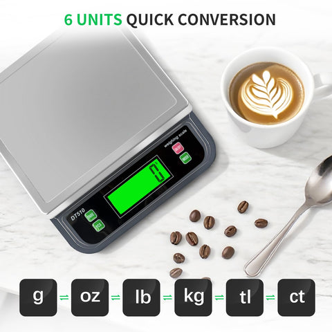 LNXDMWMS digital kitchen scale features tare for container-free accuracy.