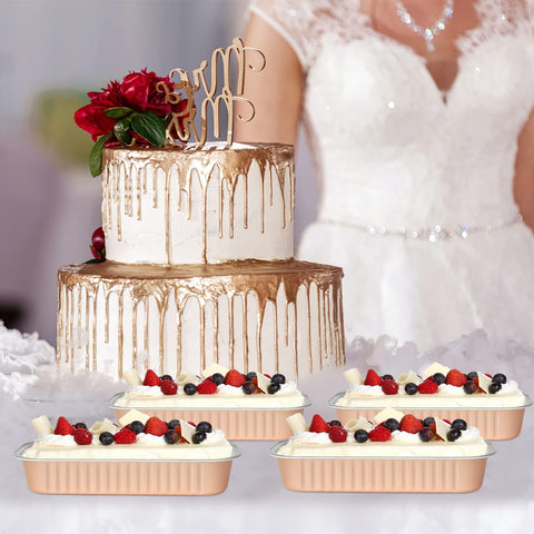 LNYZQUS clear dome lids protect pastries during transport.