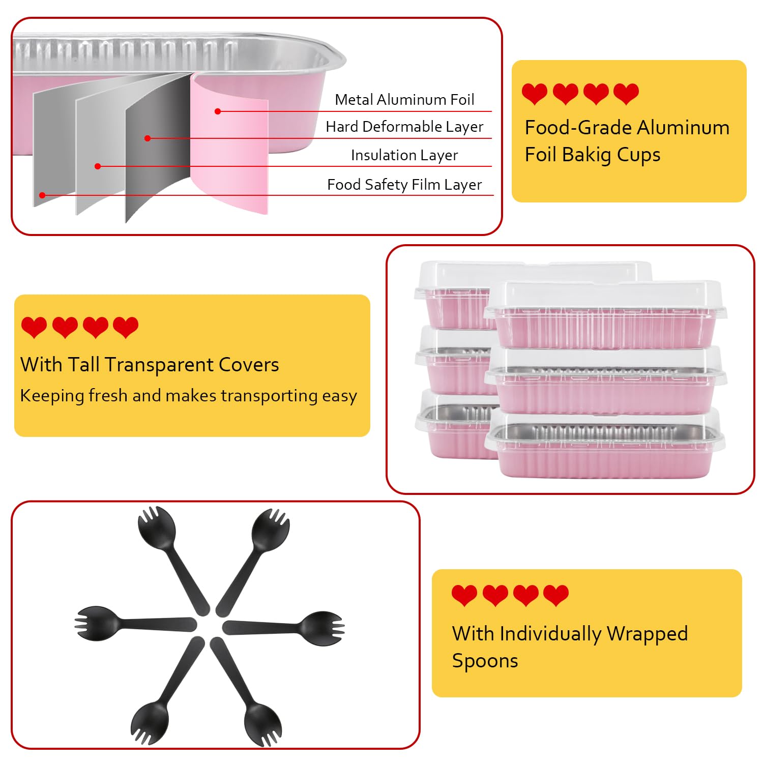 LNYZQUS foil pans handle oven, grill, and air fryer use for versatile cooking.