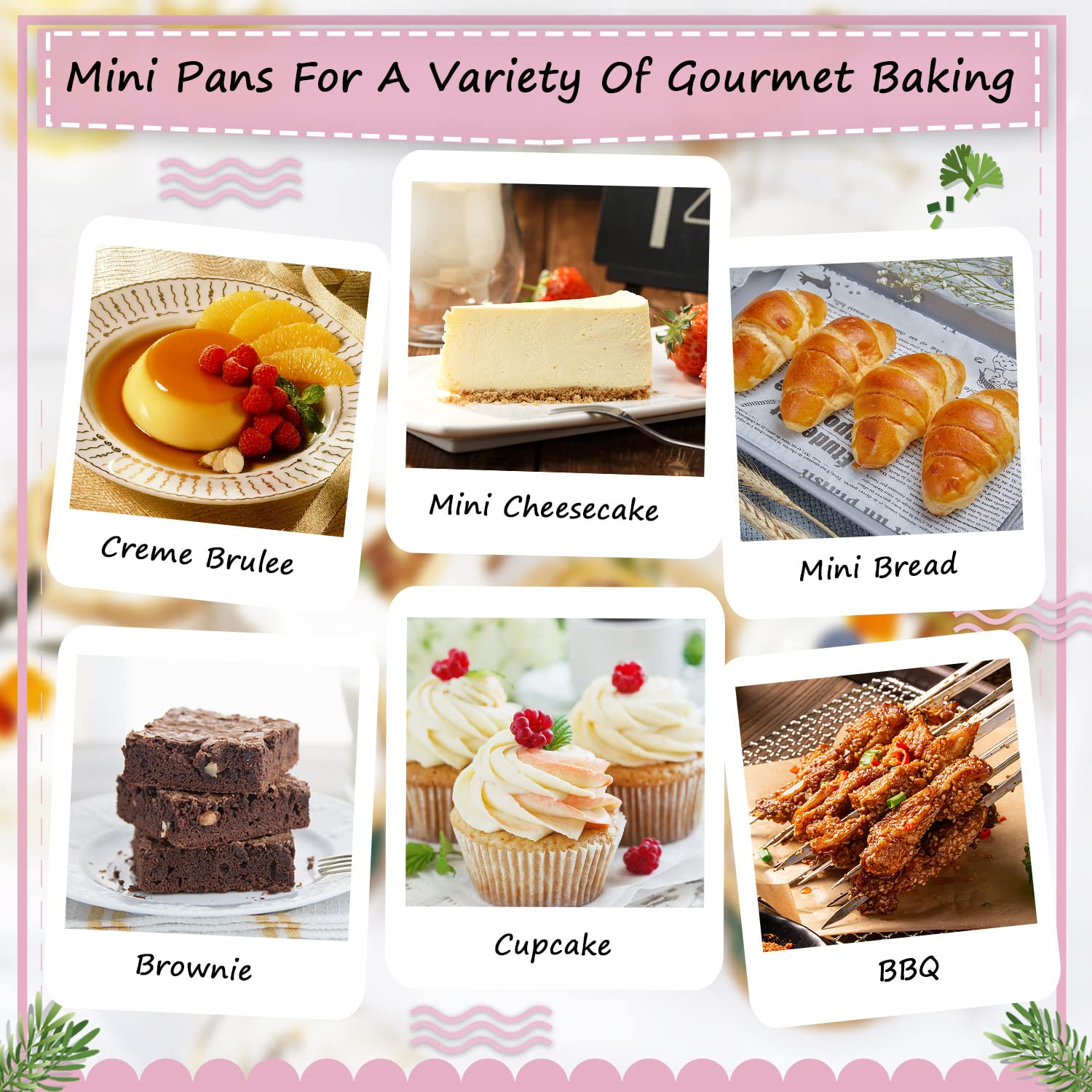 LNYZQUS pink mini loaf pans with lids ideal for gifts and celebrations