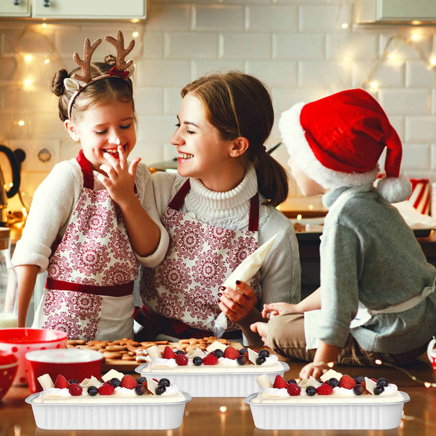LNYZQUS versatile mini pans for cakes, brownies, and gifts.