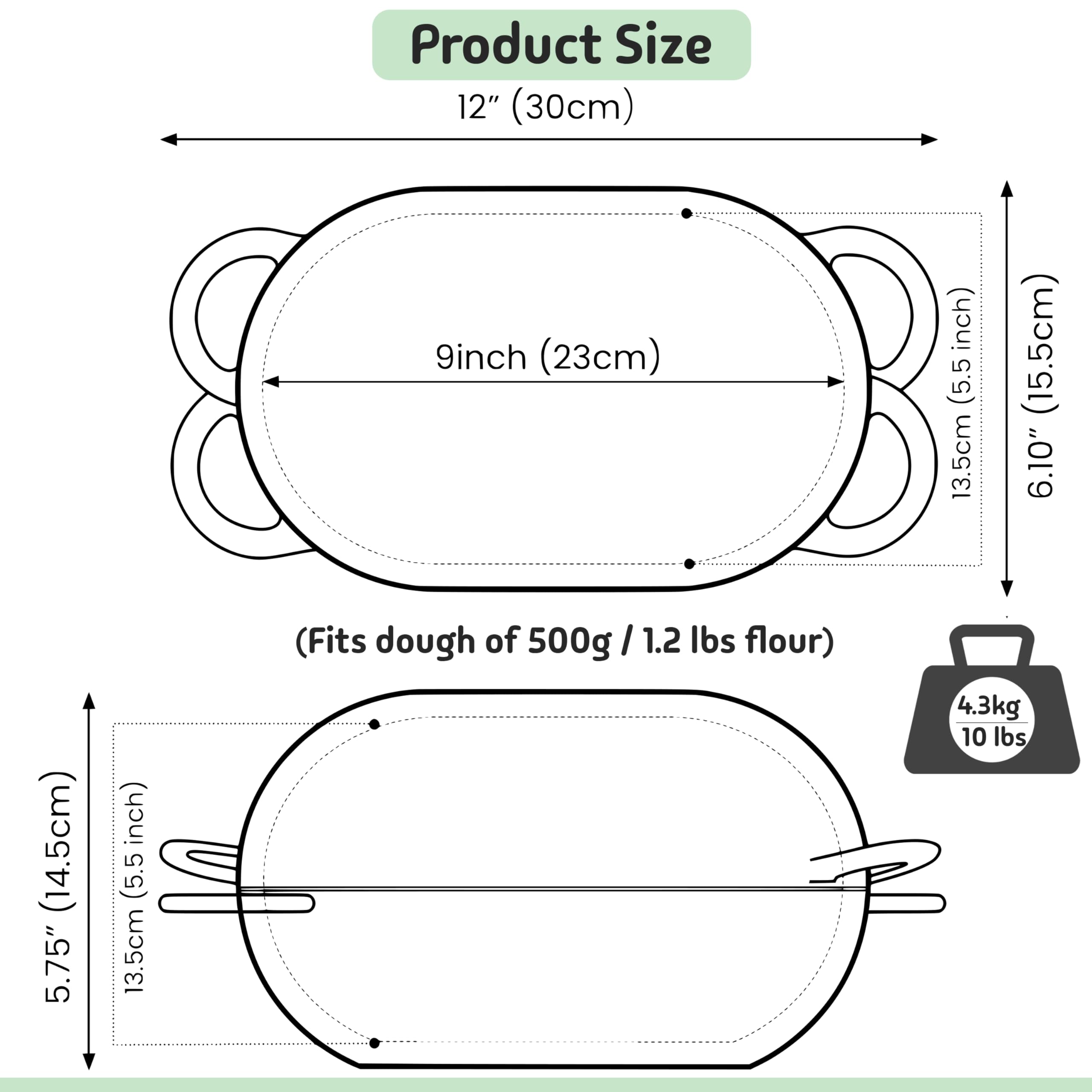 LoafNest durable design supports reliable home baking results.