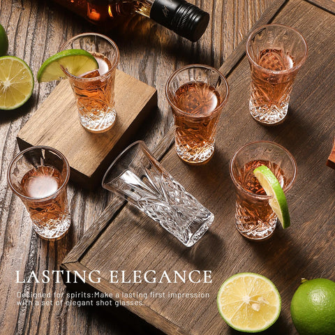 LOBUBT bar-friendly shot glasses suit hotels and venues for consistent service