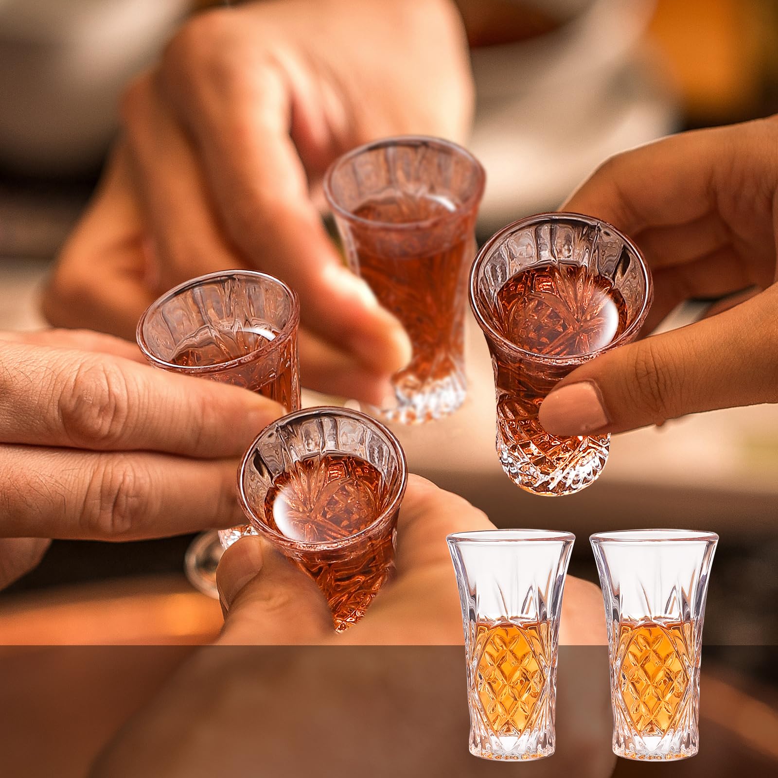 LOBUBT home-party shot glasses are perfect for celebrations and friendly toasts