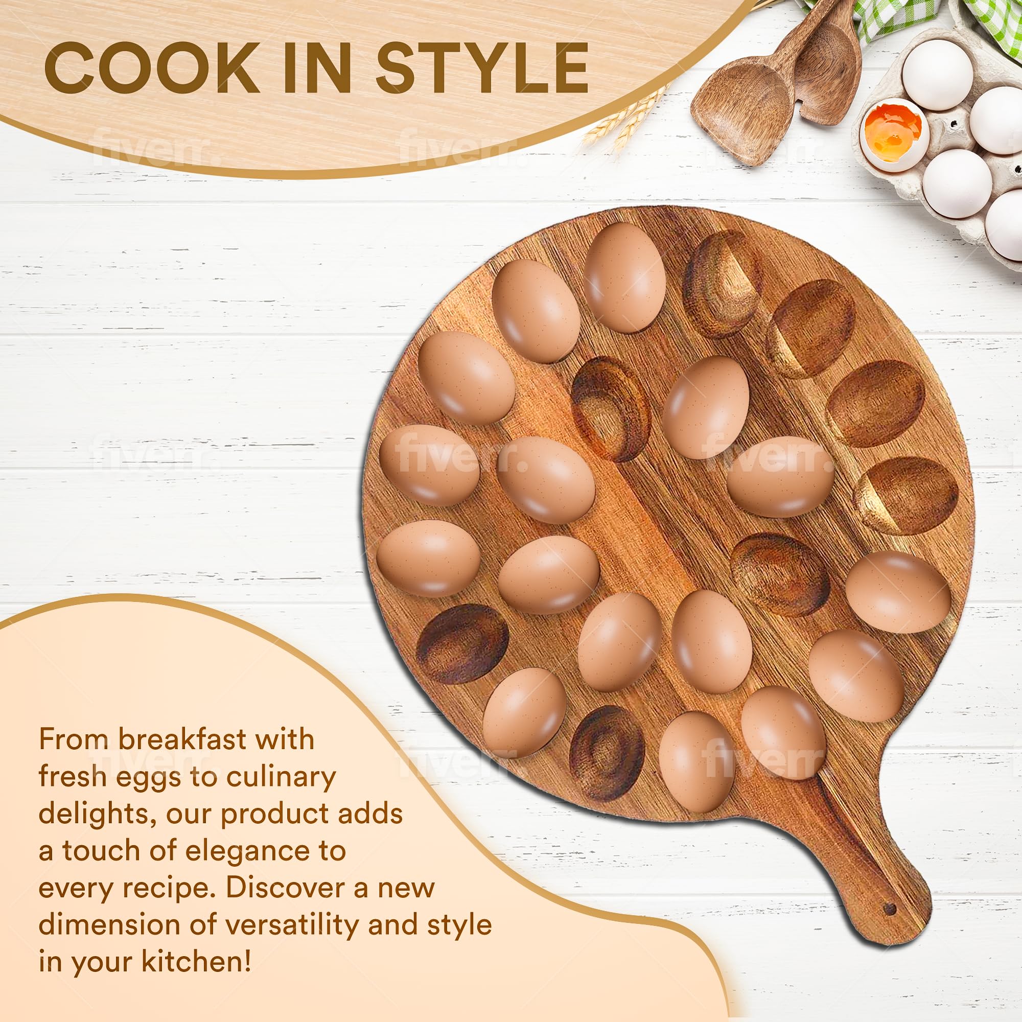 LOBUSO acacia serving board adds natural warmth to appetizers and cheese presentations.