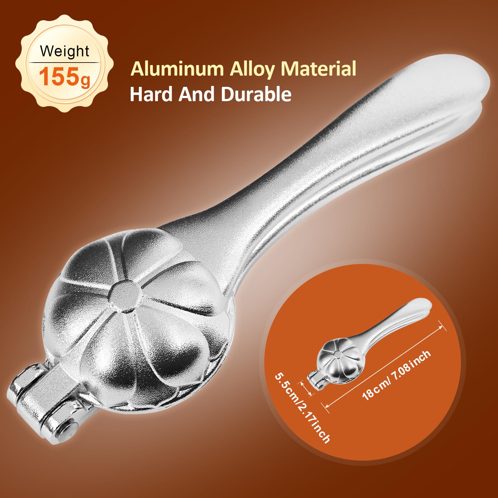 Loceast dishwasher-safe components simplify cleanup after shelling.