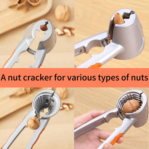 LOCEAST two pack nut crackers for versatile kitchen tasks