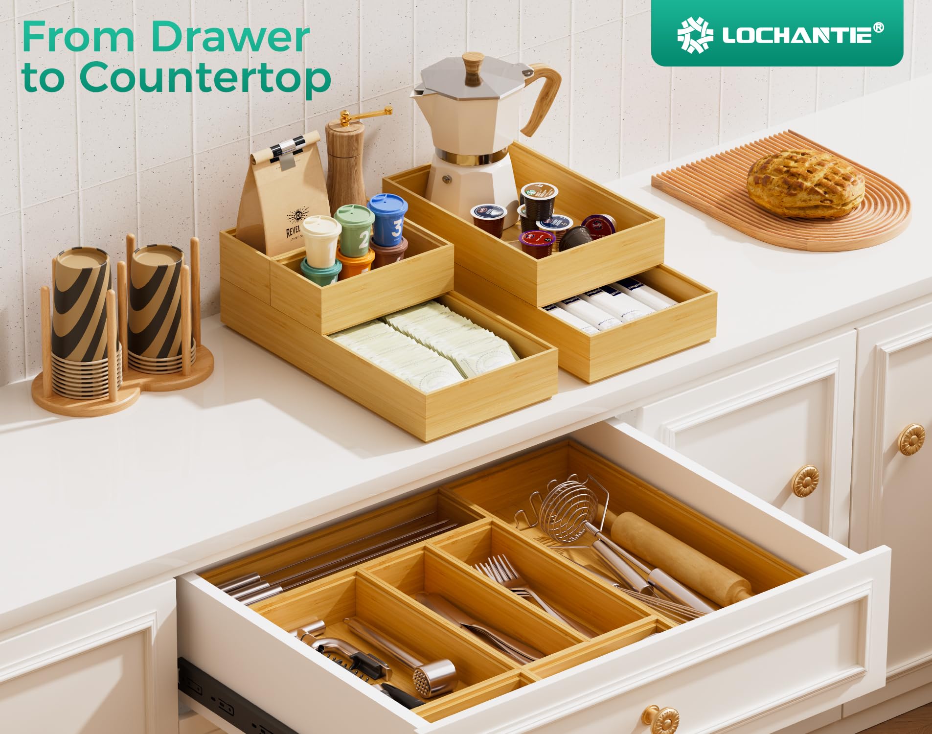 Lochantie Lightweight Durable Bamboo Material offers easy repositioning.