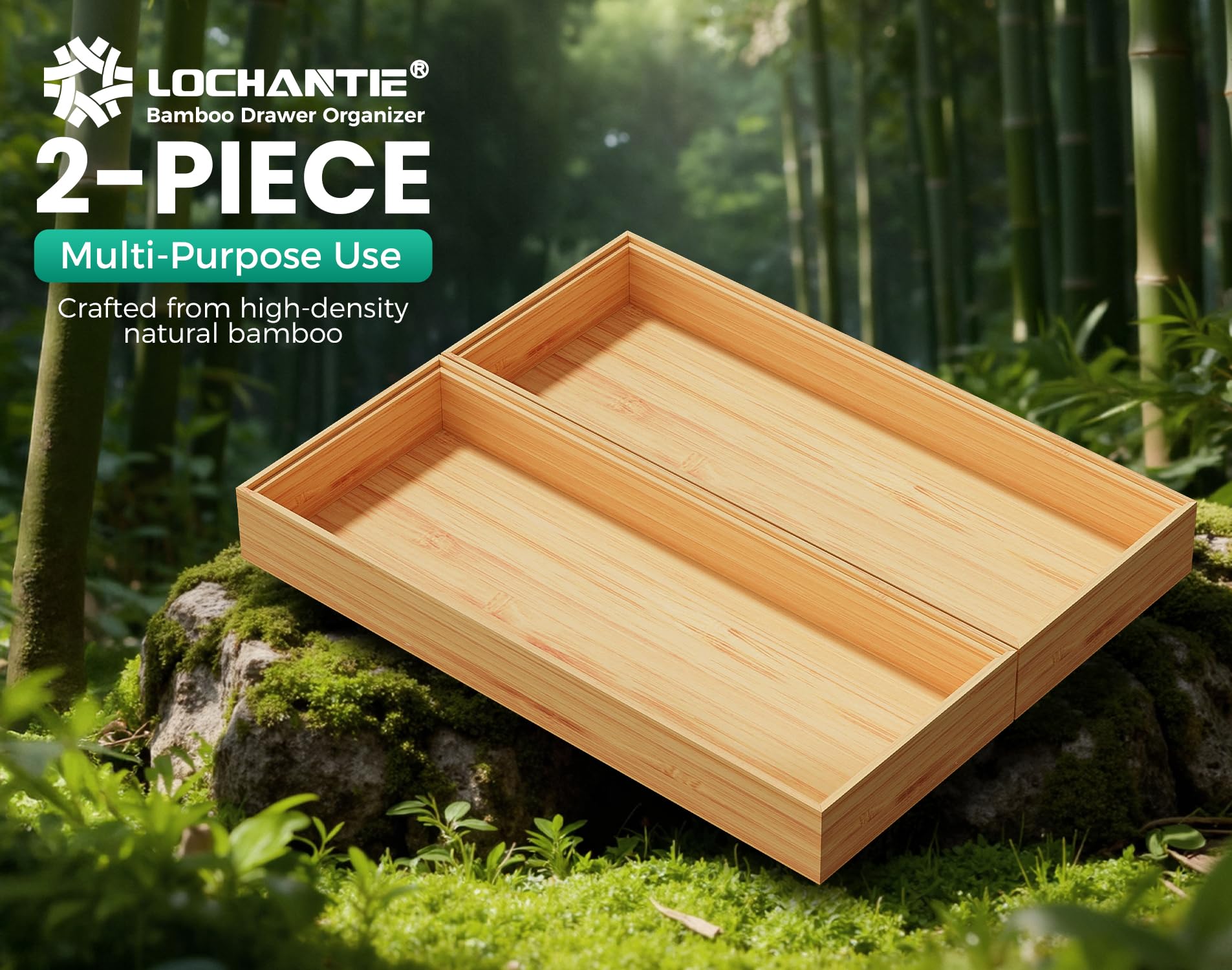 Lochantie Universal Fit Drawer Compatibility ensures snug slide-in in standard drawers.