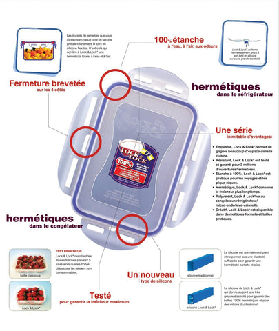 Lock & Lock eggs dispenser with clear lid for easy daily access.