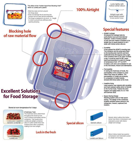 Lock & Lock 12-egg dispenser features a stackable design for compact storage.
