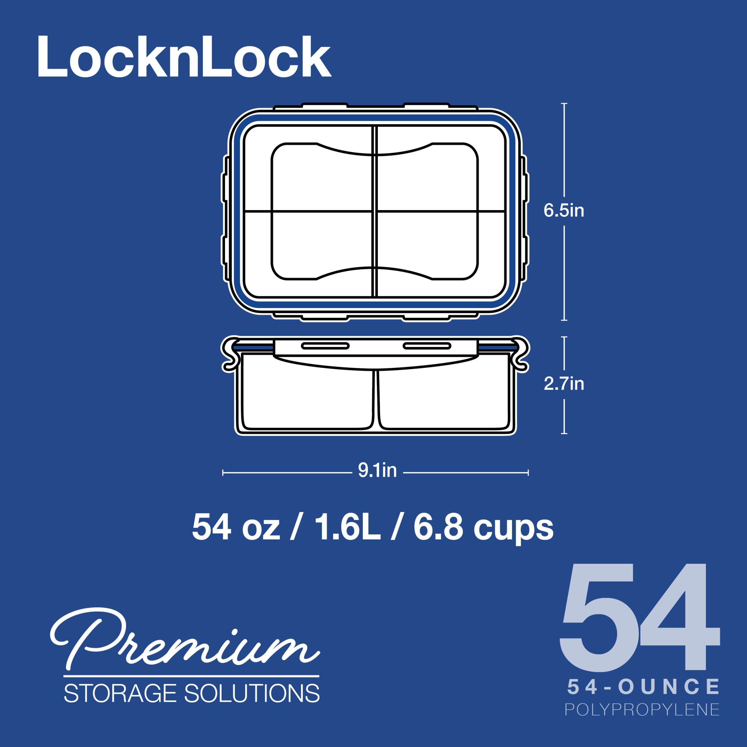 LocknLock BPA-free material for healthy, versatile storage.