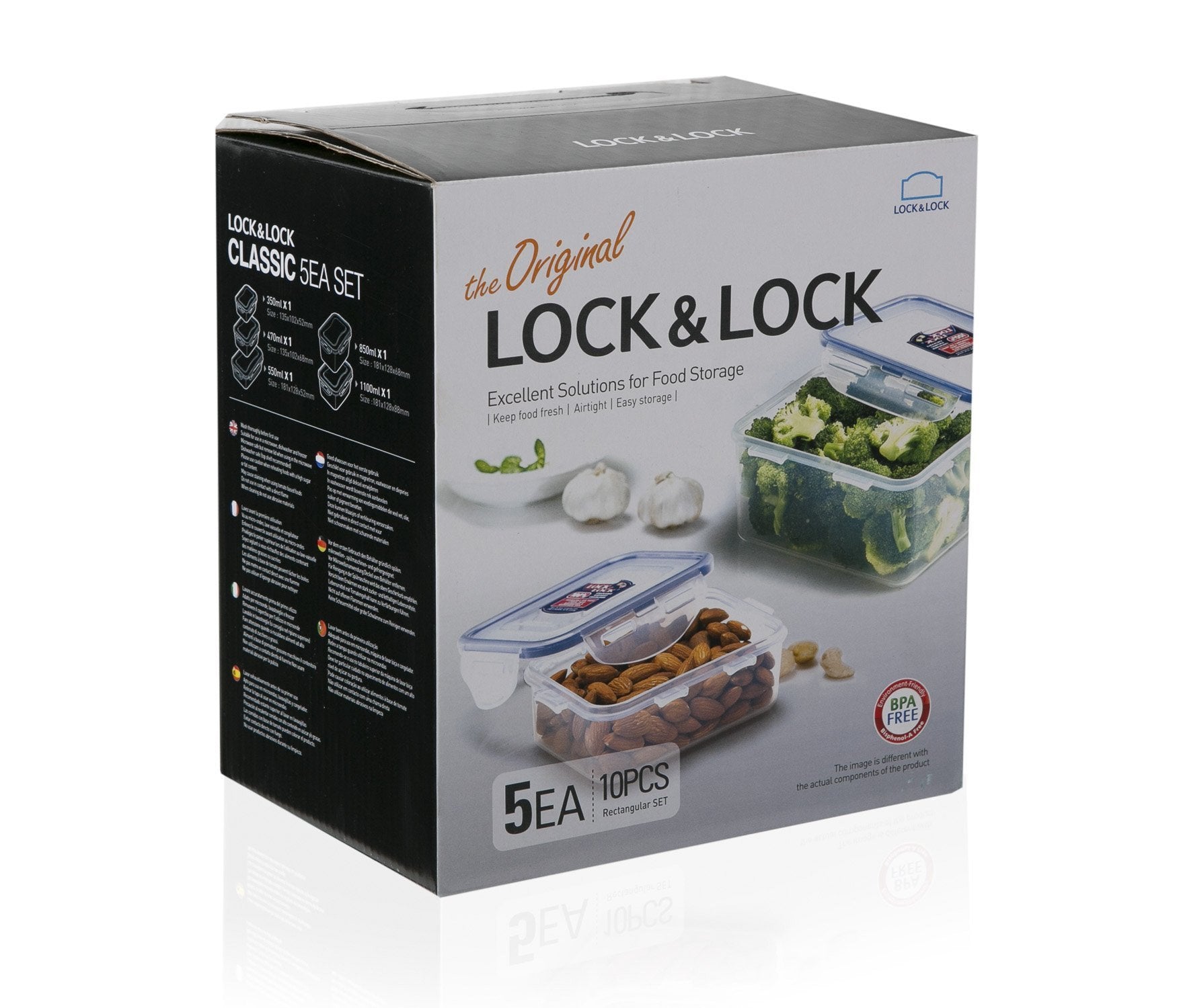LocknLock Easy Essentials airtight seal prevents leaks during transport.