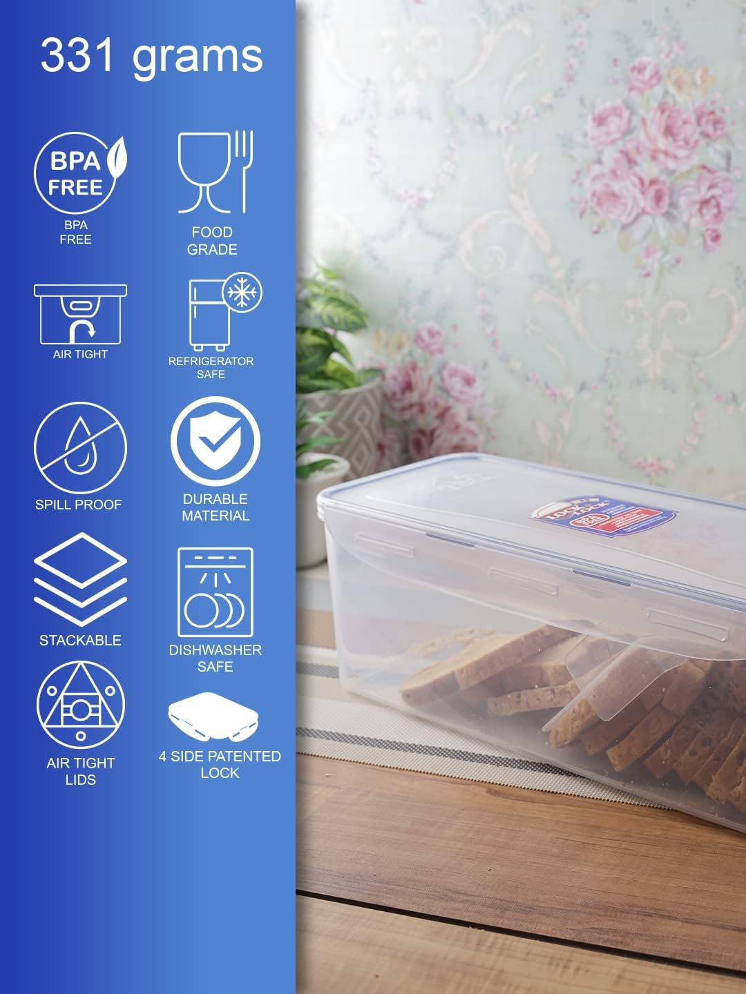 LocknLock Easy Essentials pantry organization in a modern kitchen.